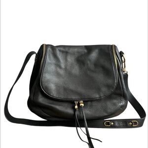 HOBO Black Leather Hobo Bag